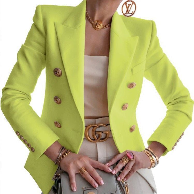 Casual Solid Color Short Jacket