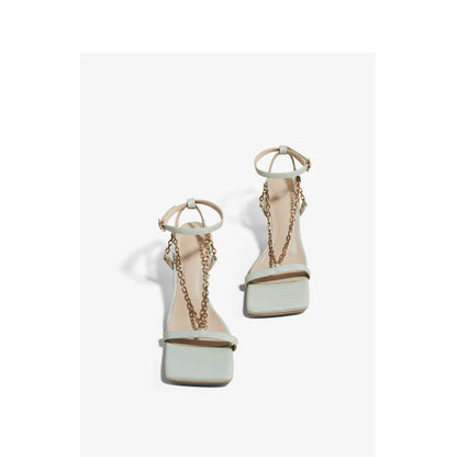 Square Toe Chain Sandals