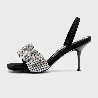 Rhinestone Stiletto High Heels