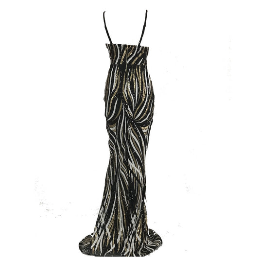Sequined Mermaid Evening Dress