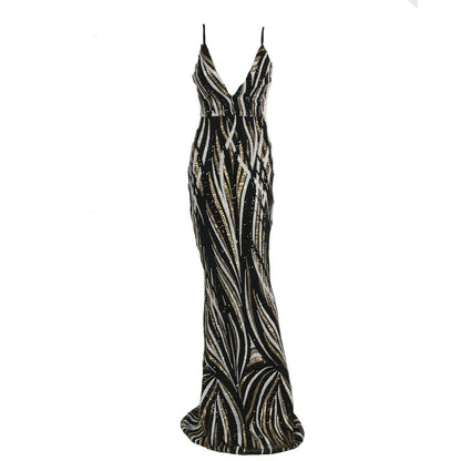 Sequined Mermaid Evening Dress