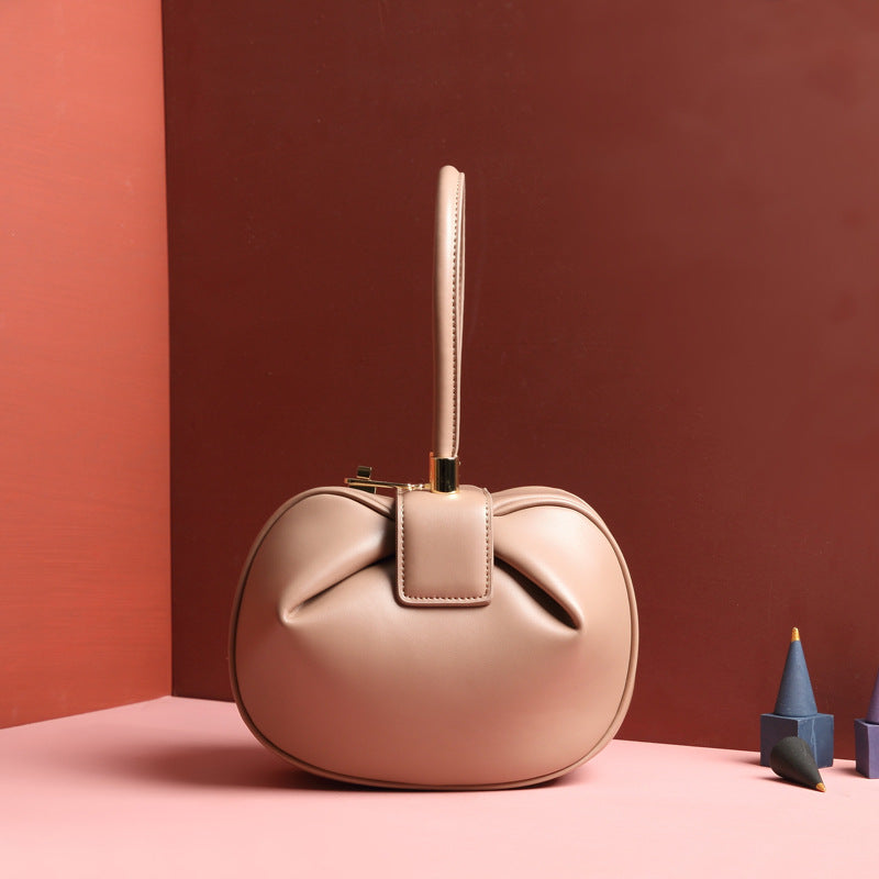 Leather Dumpling Handbag