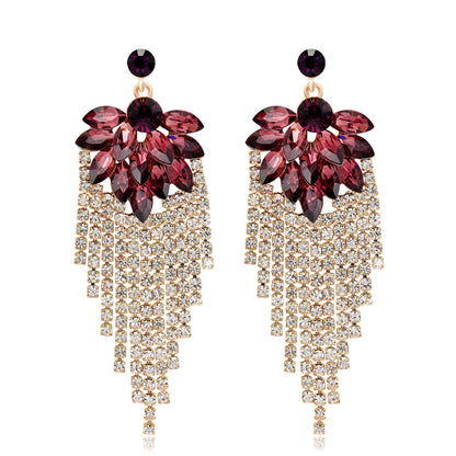Shiny Rhinestone Earrings