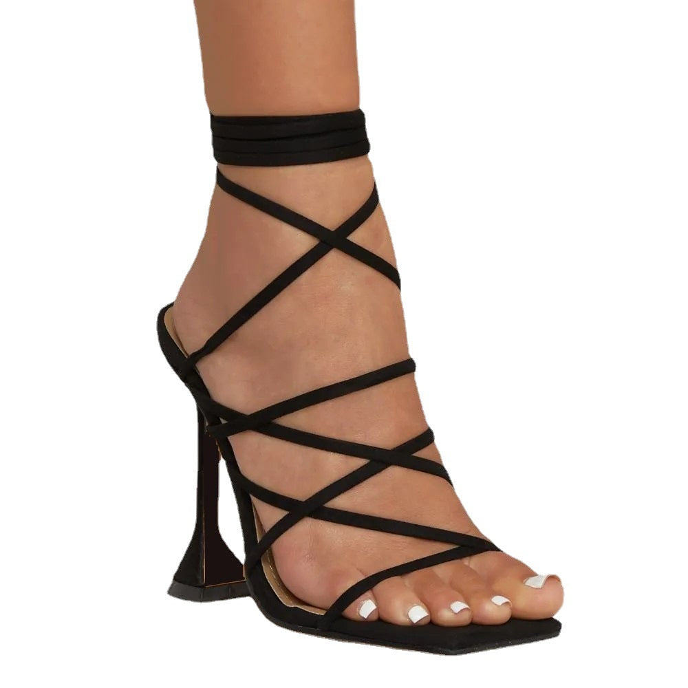 Twine Grip Heel Sandals