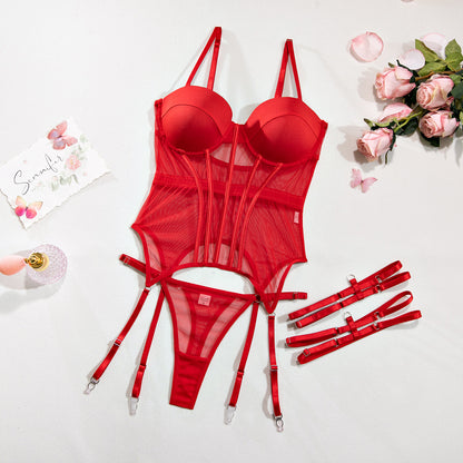 Mesh Breathable Body Shaping Two-piece Suits