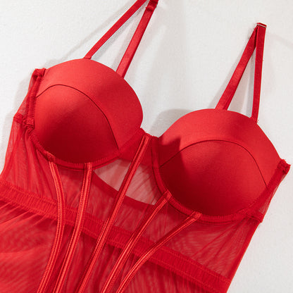 Mesh Breathable Body Shaping Two-piece Suits