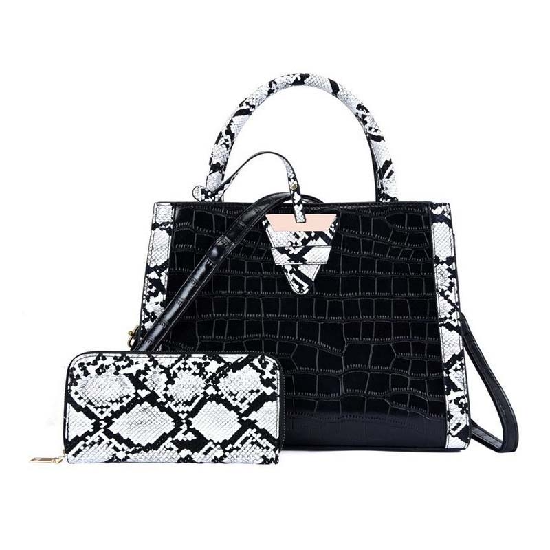 Single Shoulder Pattern Two-Piece Handbag Shoulder Bag