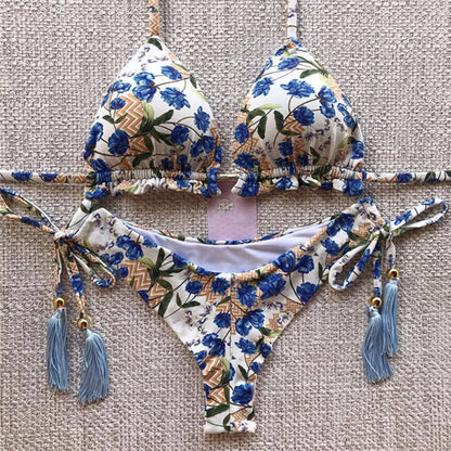 Ladies Printed Swimsuit