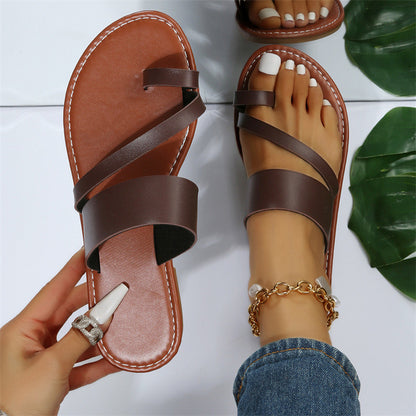 Flat Slippers Fashion Outdoor Thong Sandals