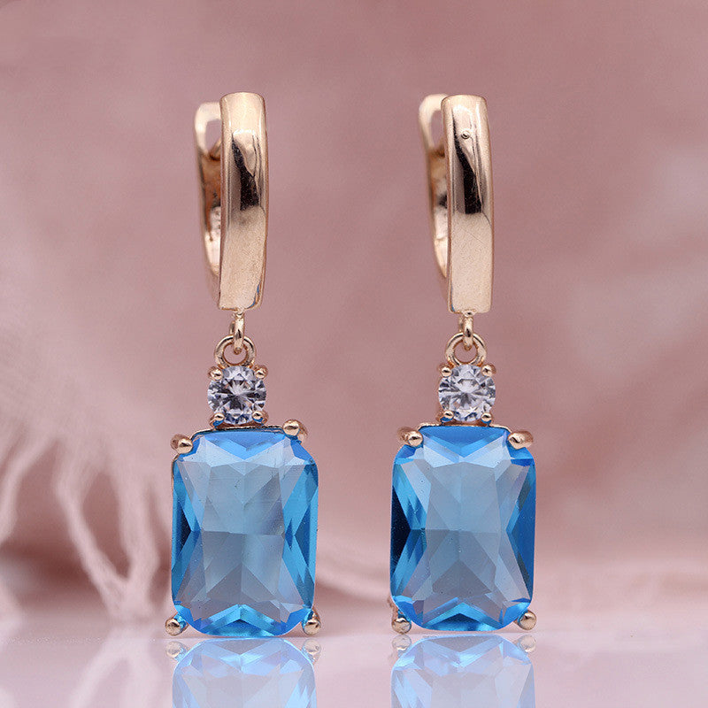 Natural Zirconium Earrings