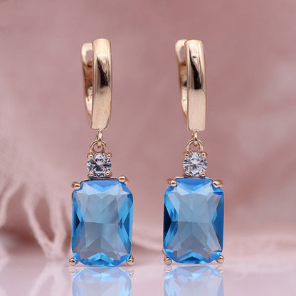 Natural Zirconium Earrings