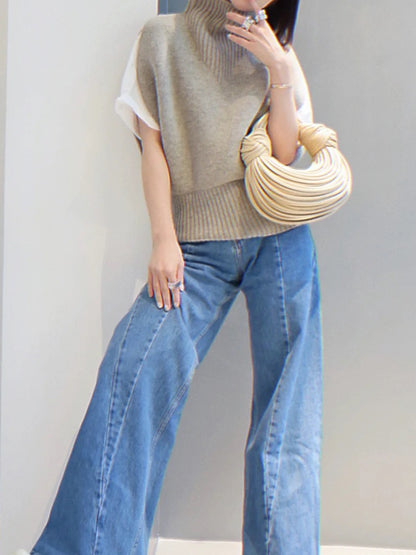 All-match Line Handbag Single Shoulder