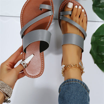 Flat Slippers Fashion Outdoor Thong Sandals