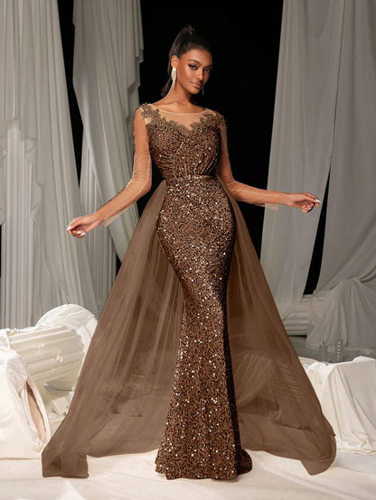 Women's Dance Lace Party Evening Dress