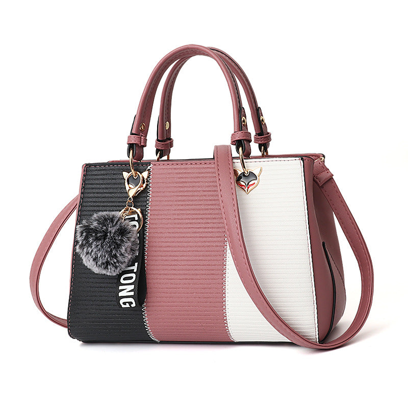 Patchwork Hairball Tote Bag