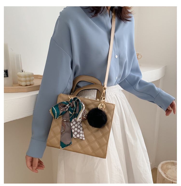 All-Match Hair Ball Diana Bag