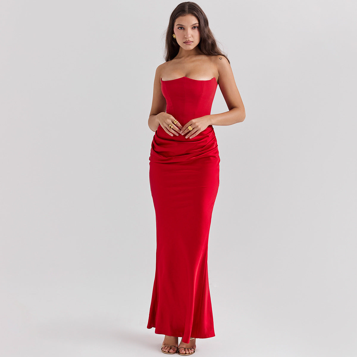 Sexy Fashion Bandeau Backless Party Evening Dresses