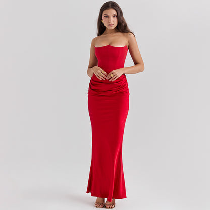Sexy Fashion Bandeau Backless Party Evening Dresses