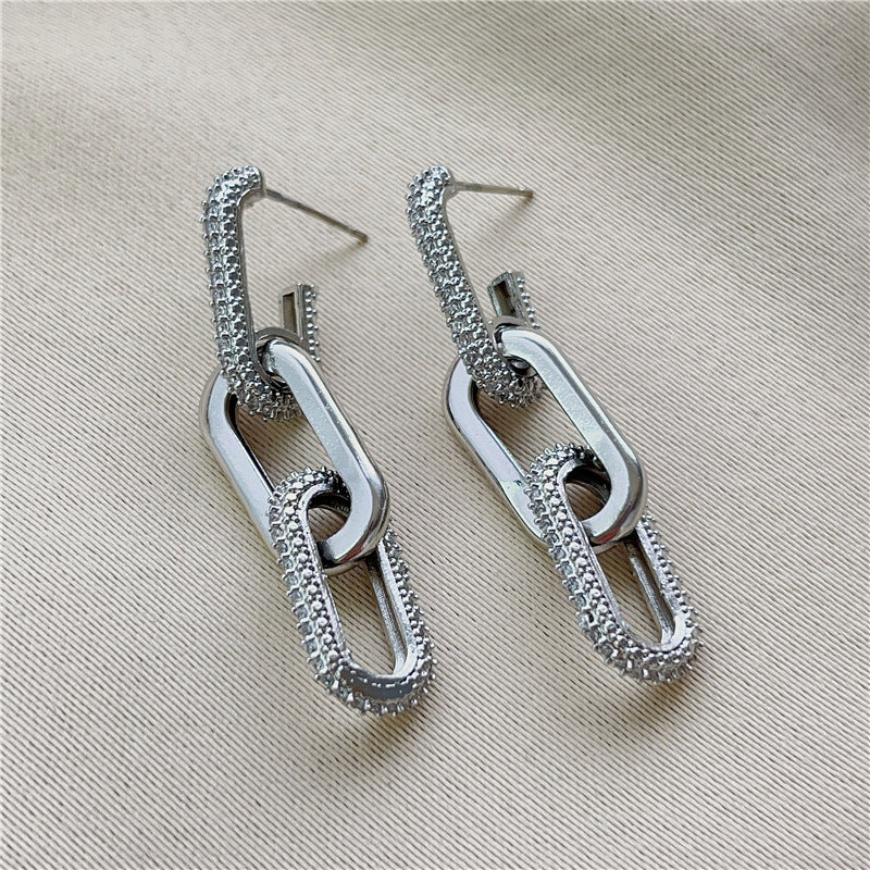 Women's Craft Micro Rhinestone Earrings