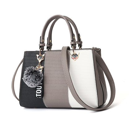Patchwork Hairball Tote Bag