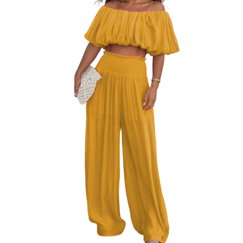 Off Shoulder Two Piece Set