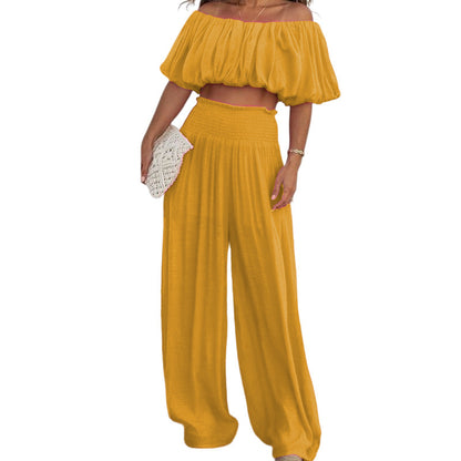 Off Shoulder Two Piece Set
