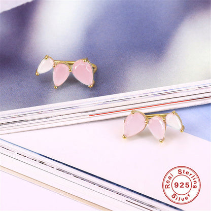 Water Drop Flower Stud