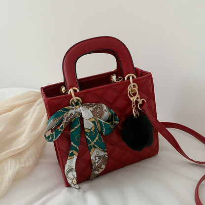 All-Match Hair Ball Diana Bag