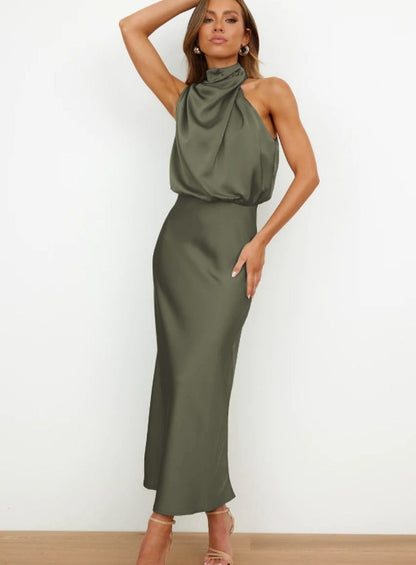 Summer Sleeveless Dress Ins Fashion Elegant Evening Party