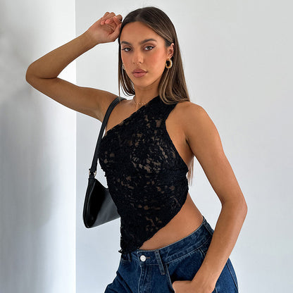Neck Vest Streetwear Womens Clothes