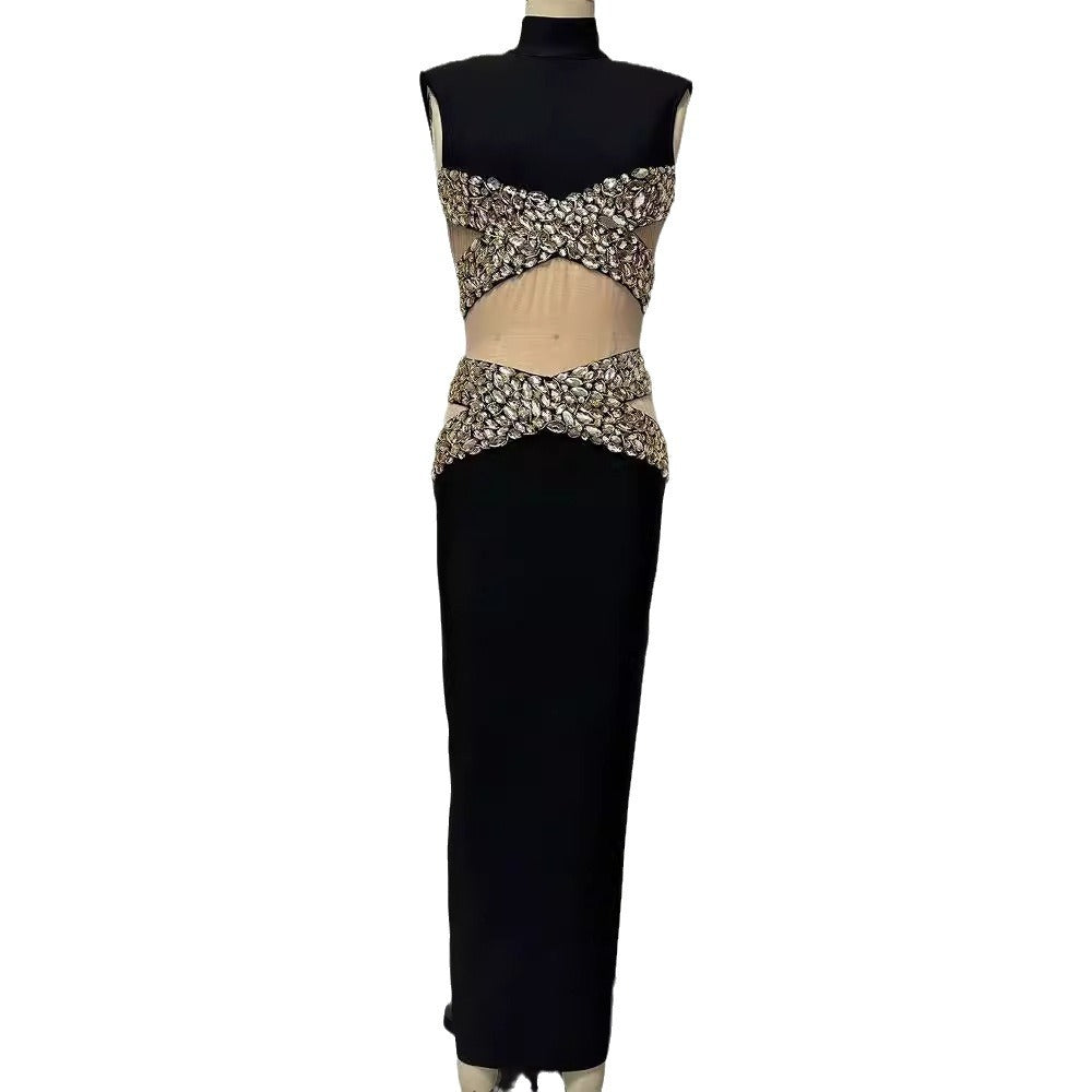 Retro Bandage One Piece Dress
