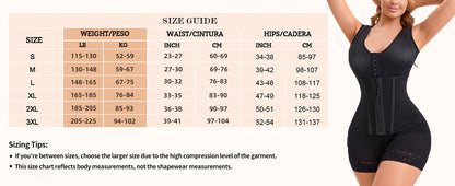 Overbust Full Body Shaper