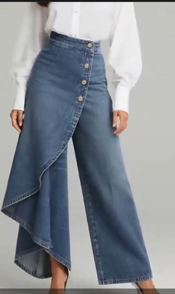 Unique Straight-leg Pants