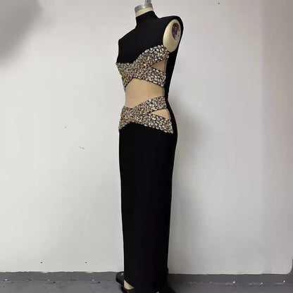 Retro Bandage One Piece Dress