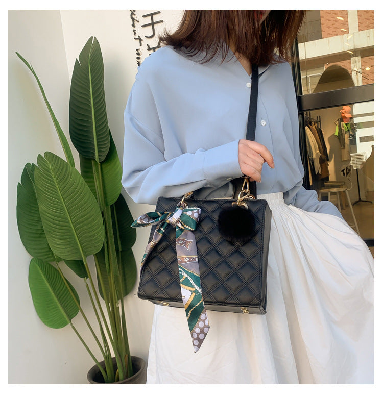 All-Match Hair Ball Diana Bag