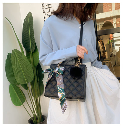 All-Match Hair Ball Diana Bag