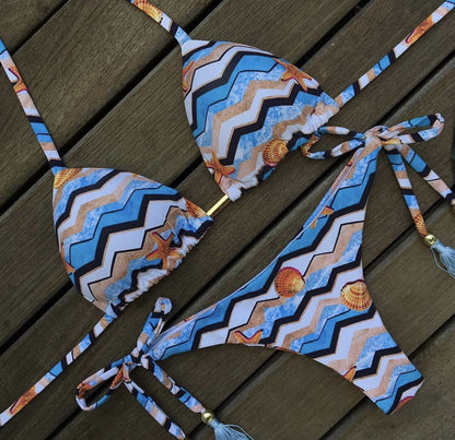 Ladies Printed Swimsuit