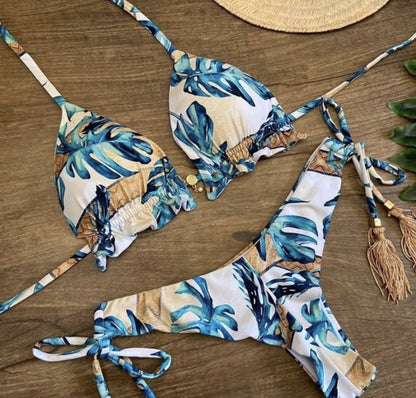 Ladies Printed Swimsuit