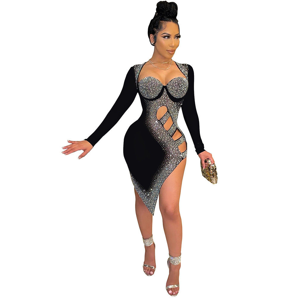 Diamond Inlaid Club Dress