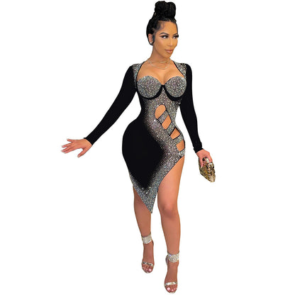 Diamond Inlaid Club Dress