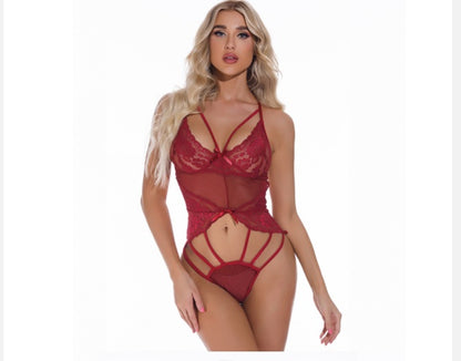 Lace Stitch Sling Jumpsuit
