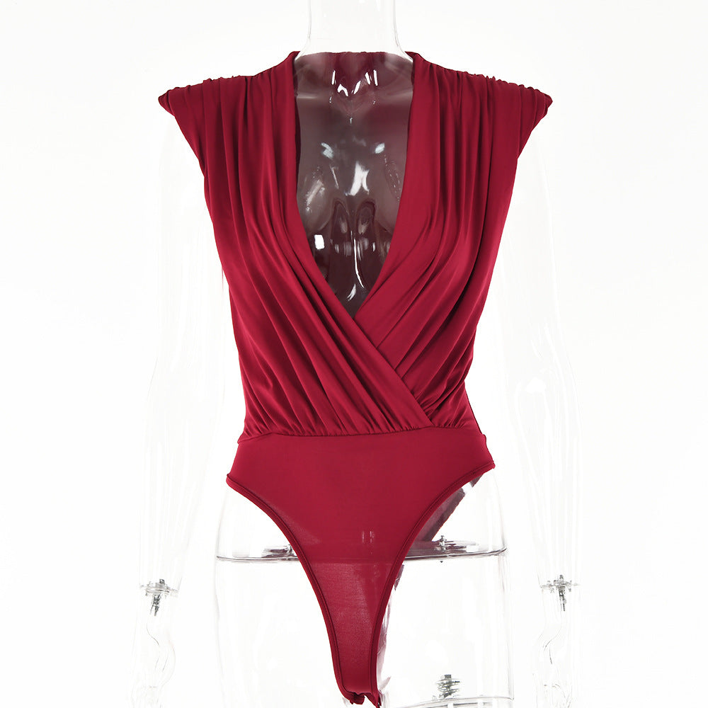 Elegant V-Neck Jumpsuit