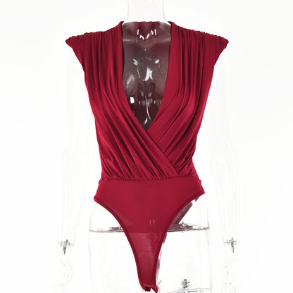 Elegant V-Neck Jumpsuit
