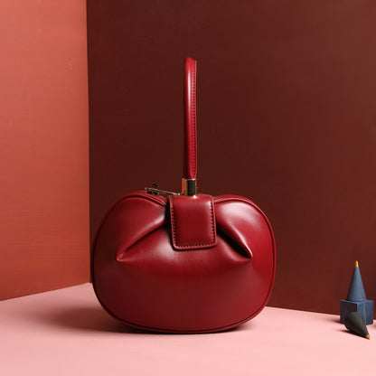 Leather Dumpling Handbag