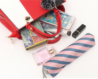 Patchwork Hairball Tote Bag
