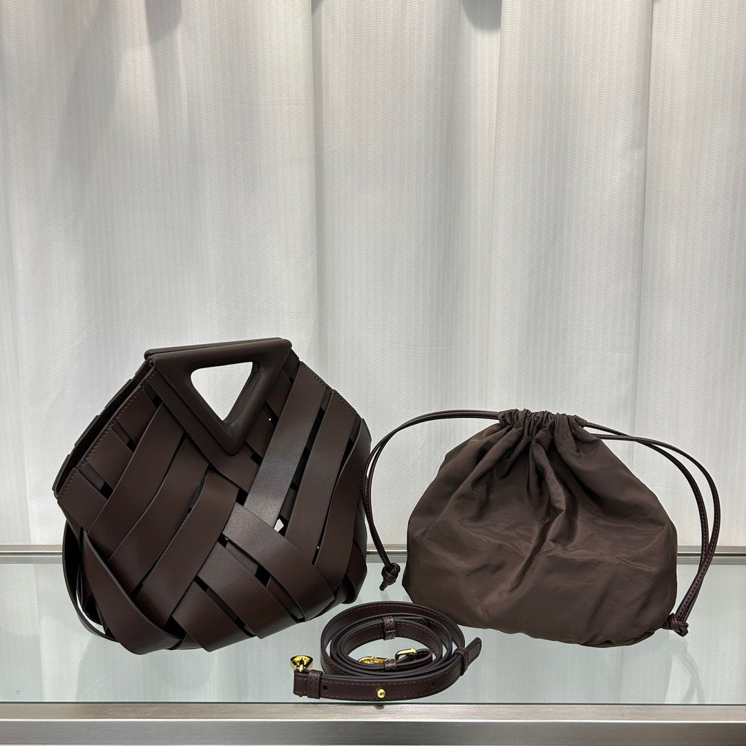 Triangle Buckle Crossbody Bag