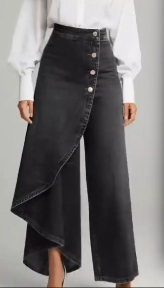 Unique Straight-leg Pants