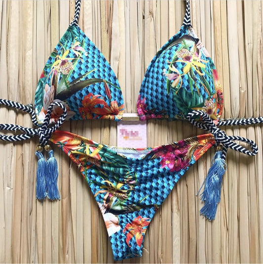 Ladies Printed Swimsuit