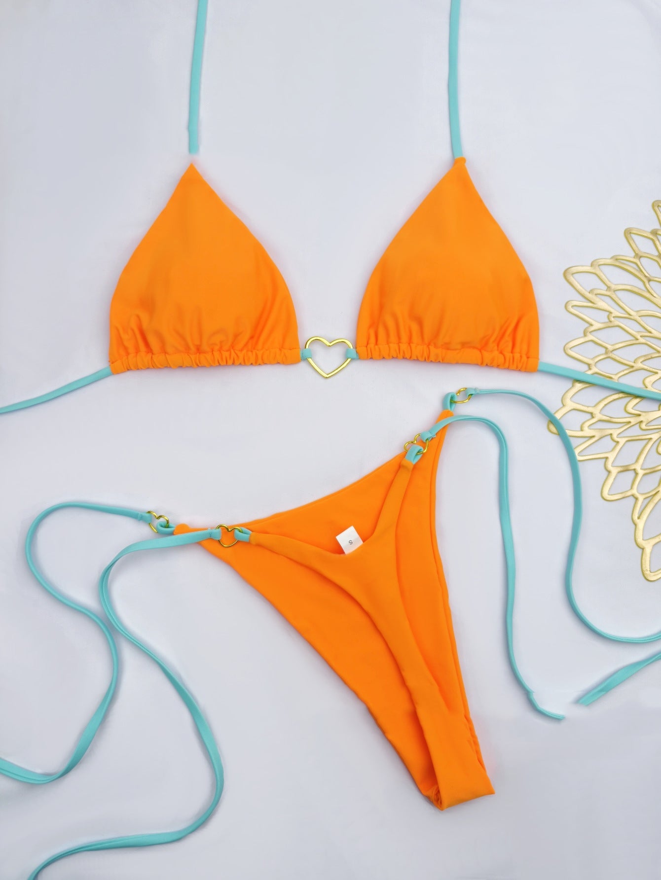 Lace-Up Bikini Swimsuit