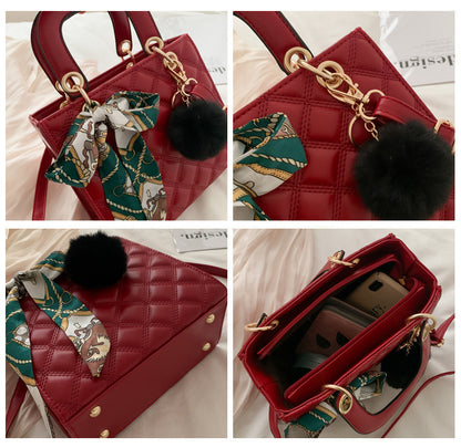 All-Match Hair Ball Diana Bag